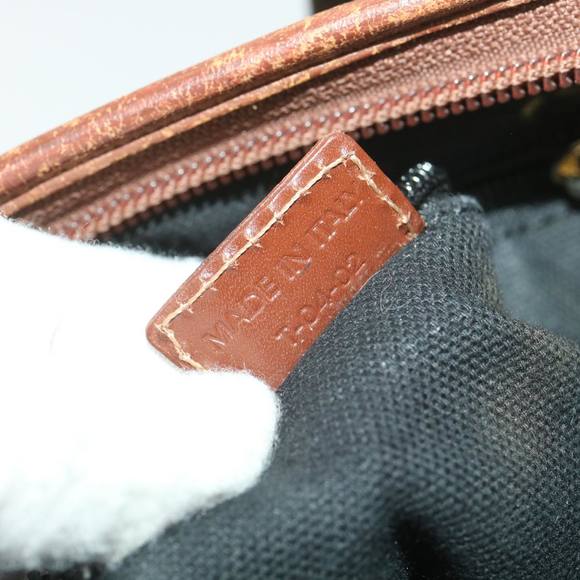 BURBERRY Nova Check Shoulder Bag Leather Beige Auth hk627 - Picture 12 of 16